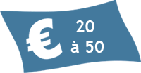 budget entre 20 et 50 euros