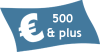 budget de 500 euros et plus